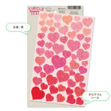 Deko-Sticker - RYU-RYU - Glitter Circle Stickers - Hologram