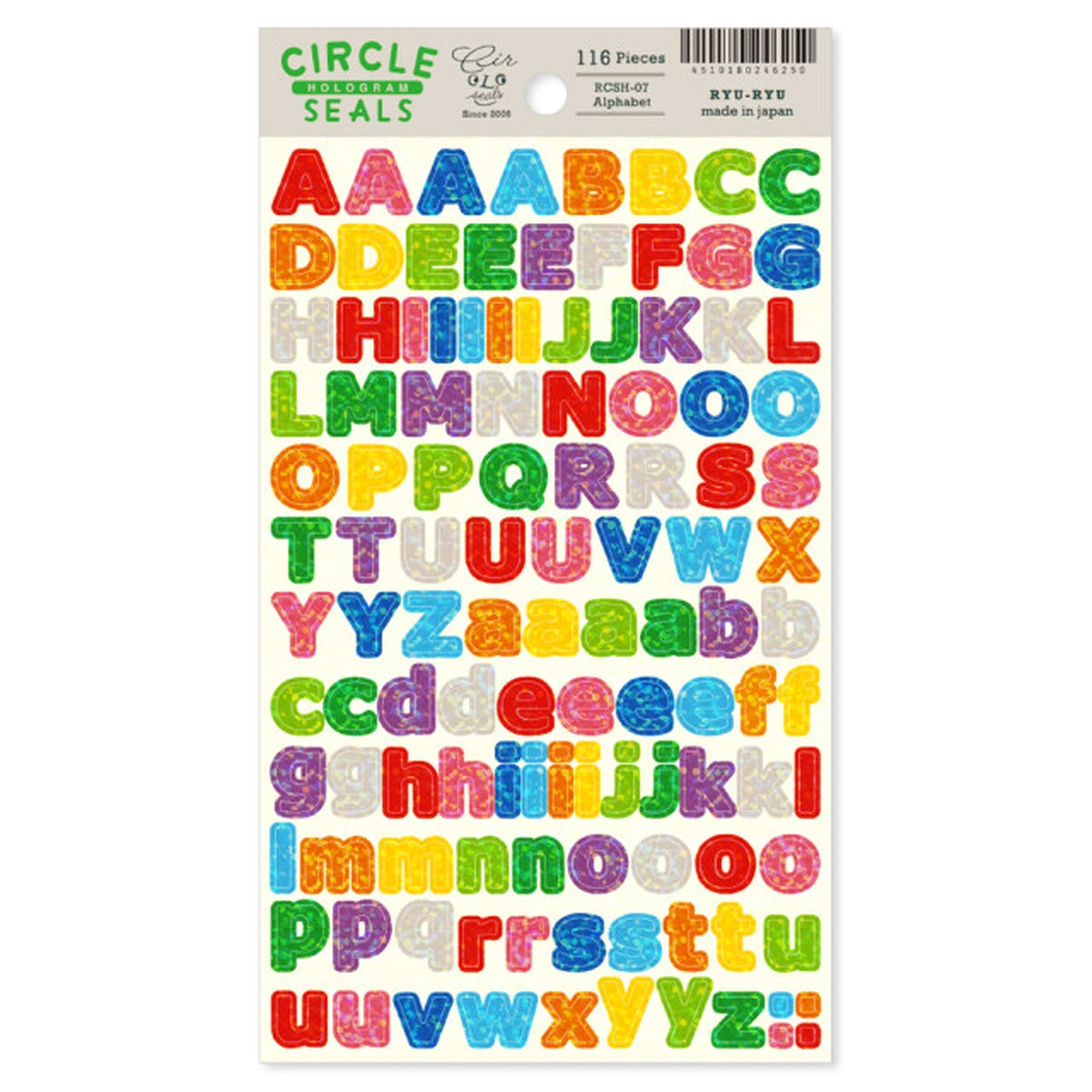 Deko-Sticker - RYU-RYU - Glitter Circle Stickers - Hologram