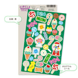 Deko-Sticker - RYU-RYU - Glitter Circle Stickers - Hologram