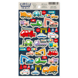 Deko-Sticker - RYU-RYU - Glitter Circle Stickers - Hologram