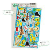 Deko-Sticker - RYU-RYU - Glitter Circle Stickers - Hologram
