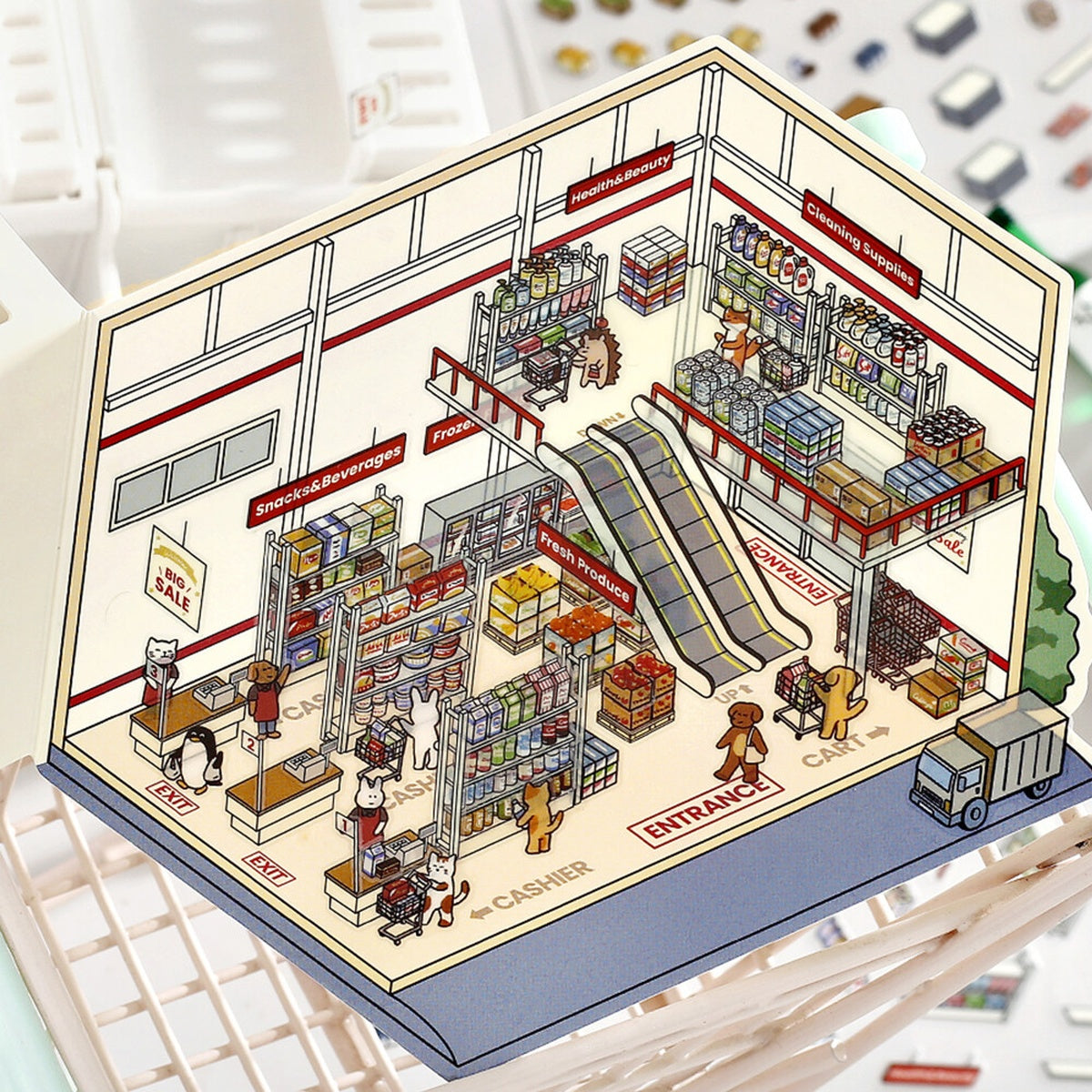 Deko-Sticker - Diorama 2.5D - Vol. 3