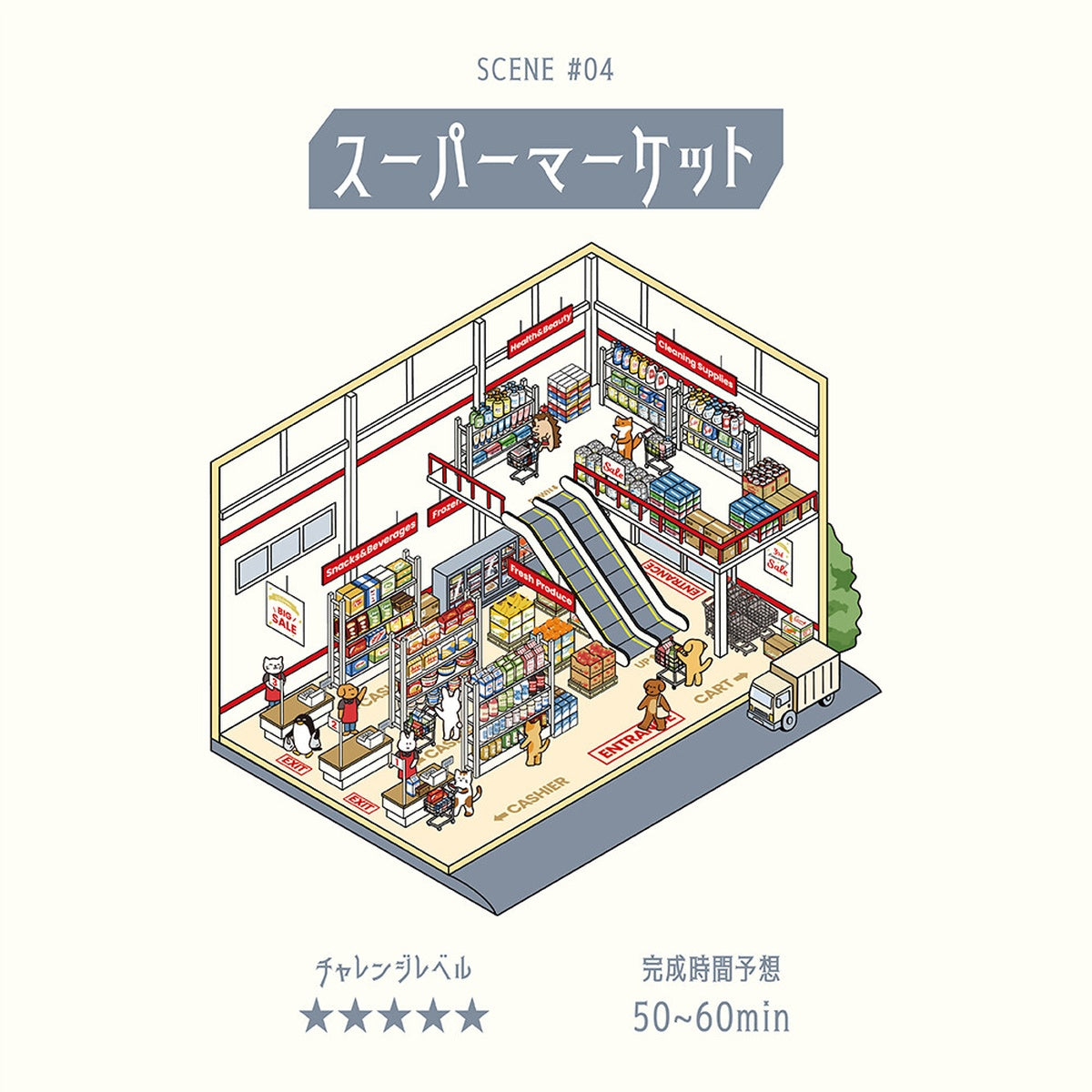Deko-Sticker - Diorama 2.5D - Vol. 3