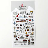 Deko-Sticker - daily deco - world travel