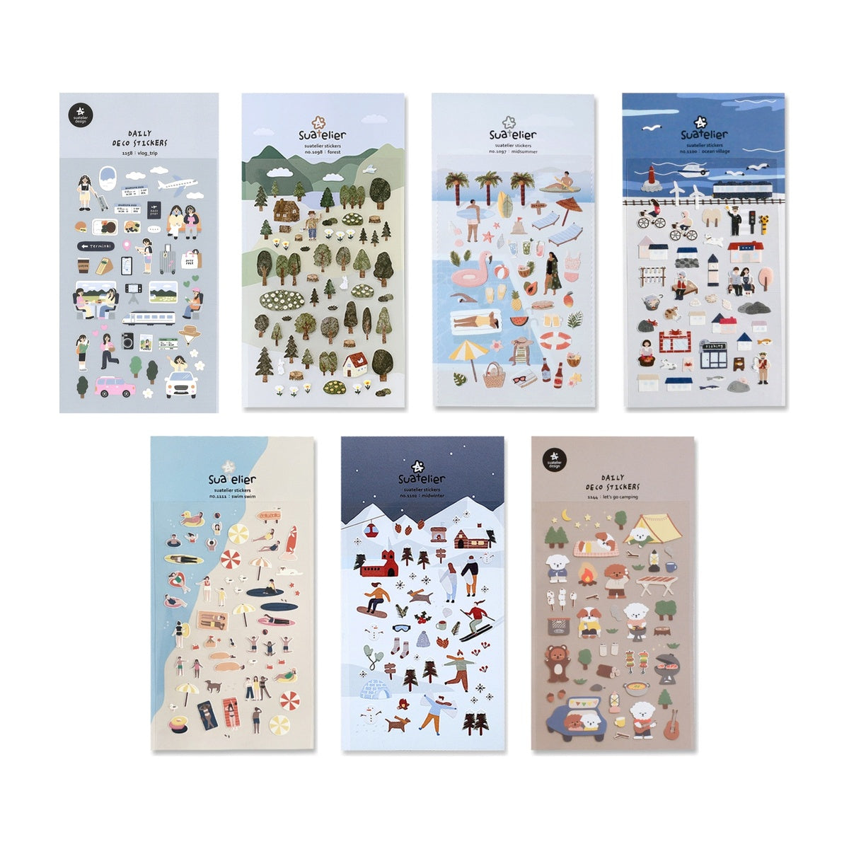 Deko-Sticker - daily deco - vacation