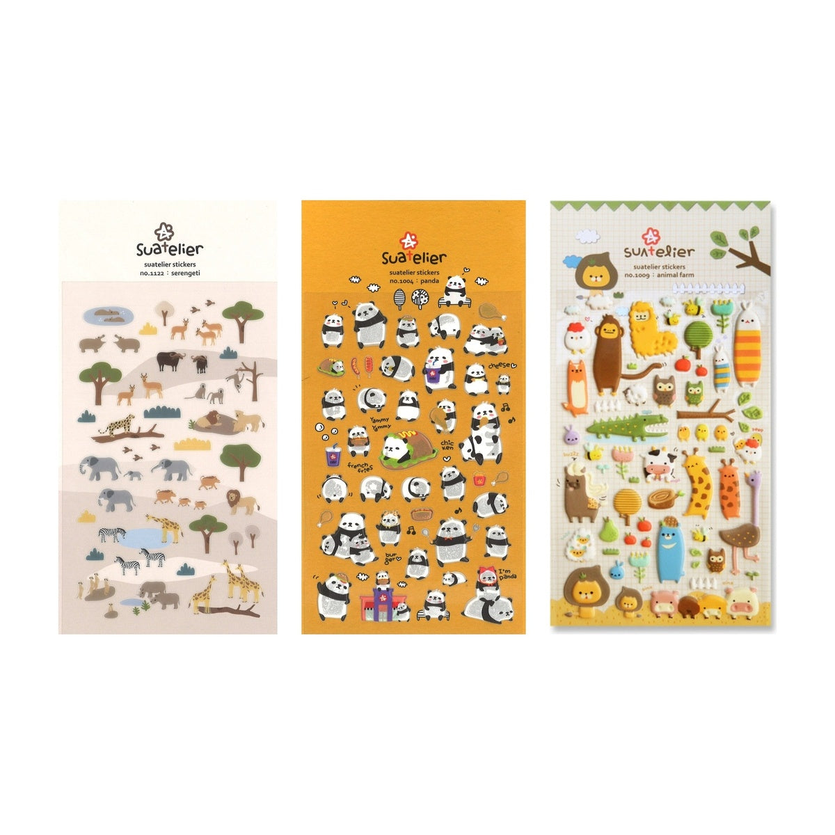 Deko-Sticker - daily deco - wild animals