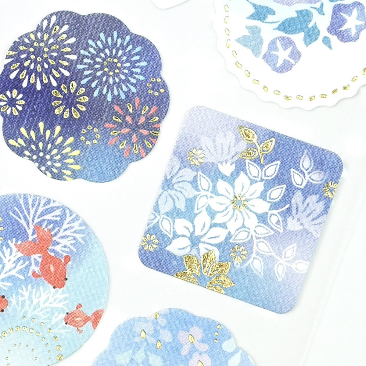 Deko-Sticker - Japanese Patterns - Summer Colors