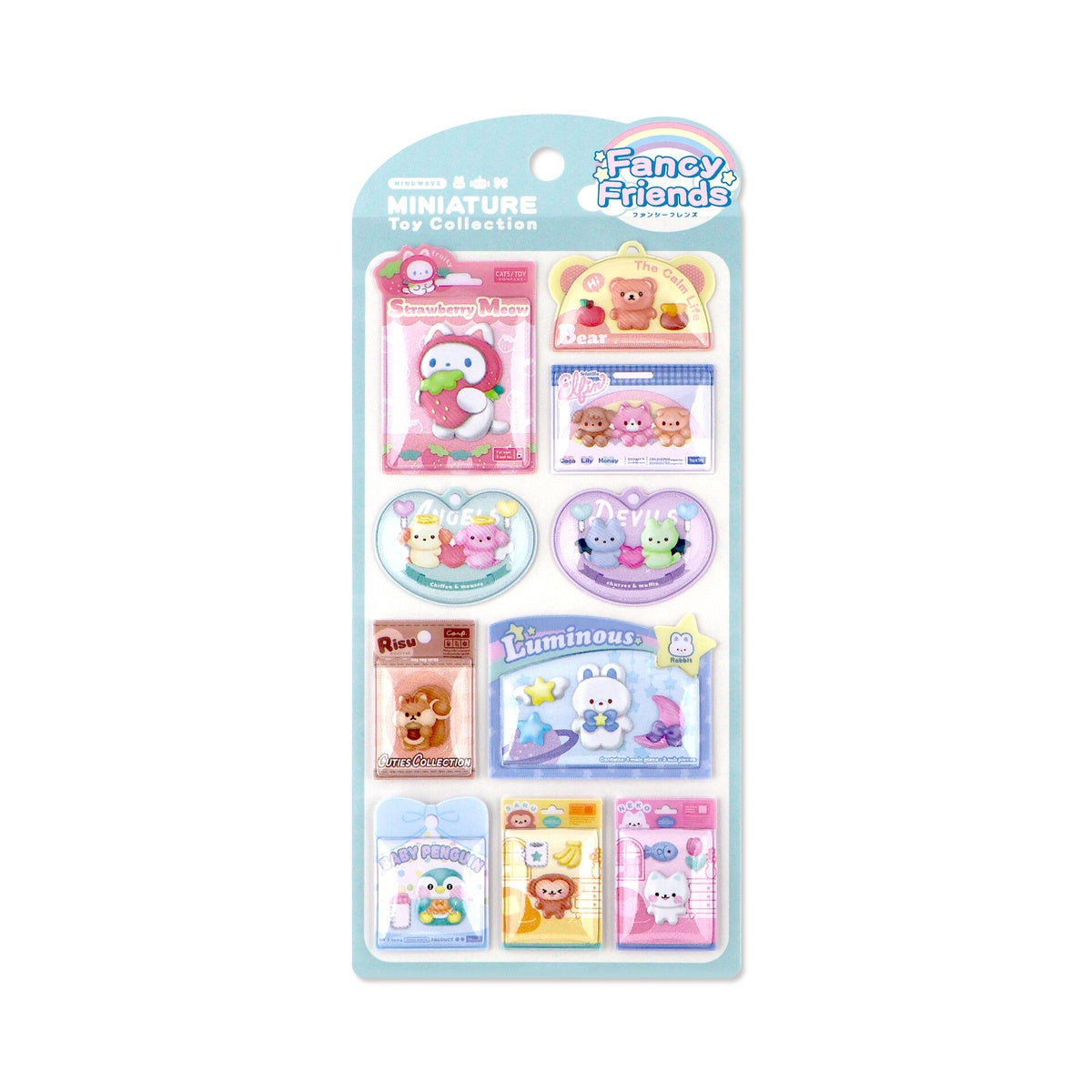 Deko-Sticker - Miniature Toy Collection
