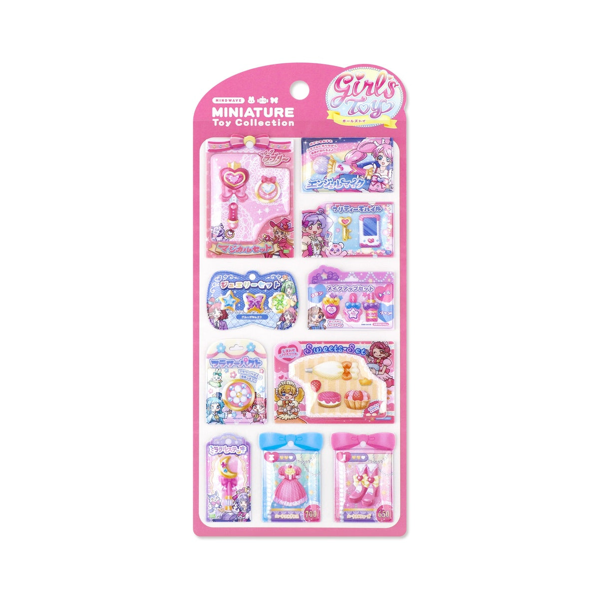 Deko-Sticker - Miniature Toy Collection