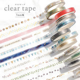 Decoration Tape - clear tape - 7mm - Serie 1
