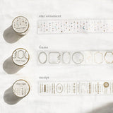 Decoration Tape - clear tape - 30mm - Serie 1