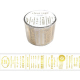 Decoration Tape - clear tape - 30mm - Serie 1