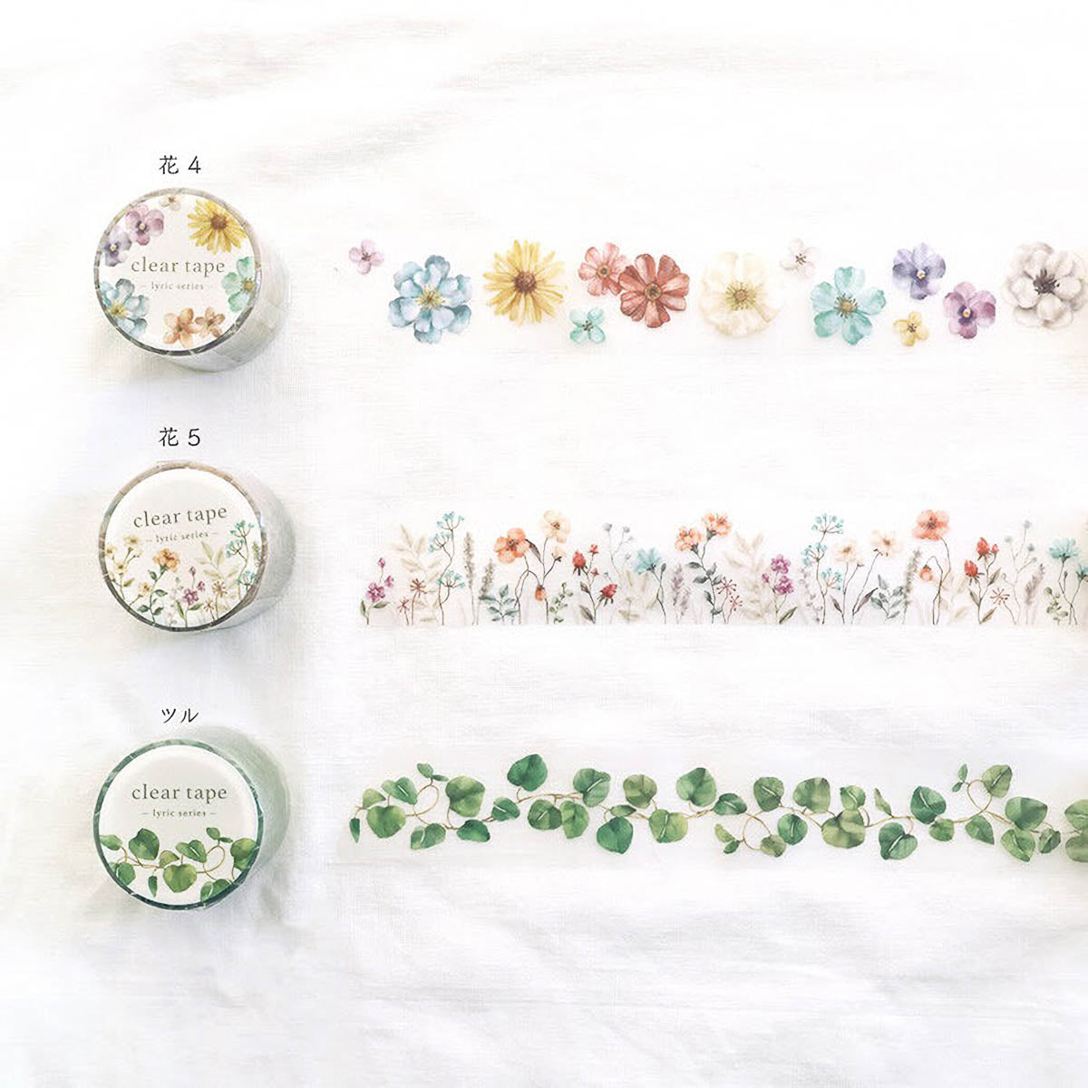 Decoration Tape - clear tape - 30 mm - Serie Lyric