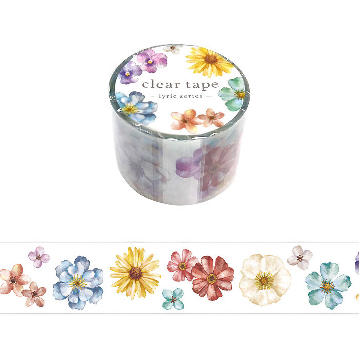 Decoration Tape - clear tape - 30 mm - Serie Lyric