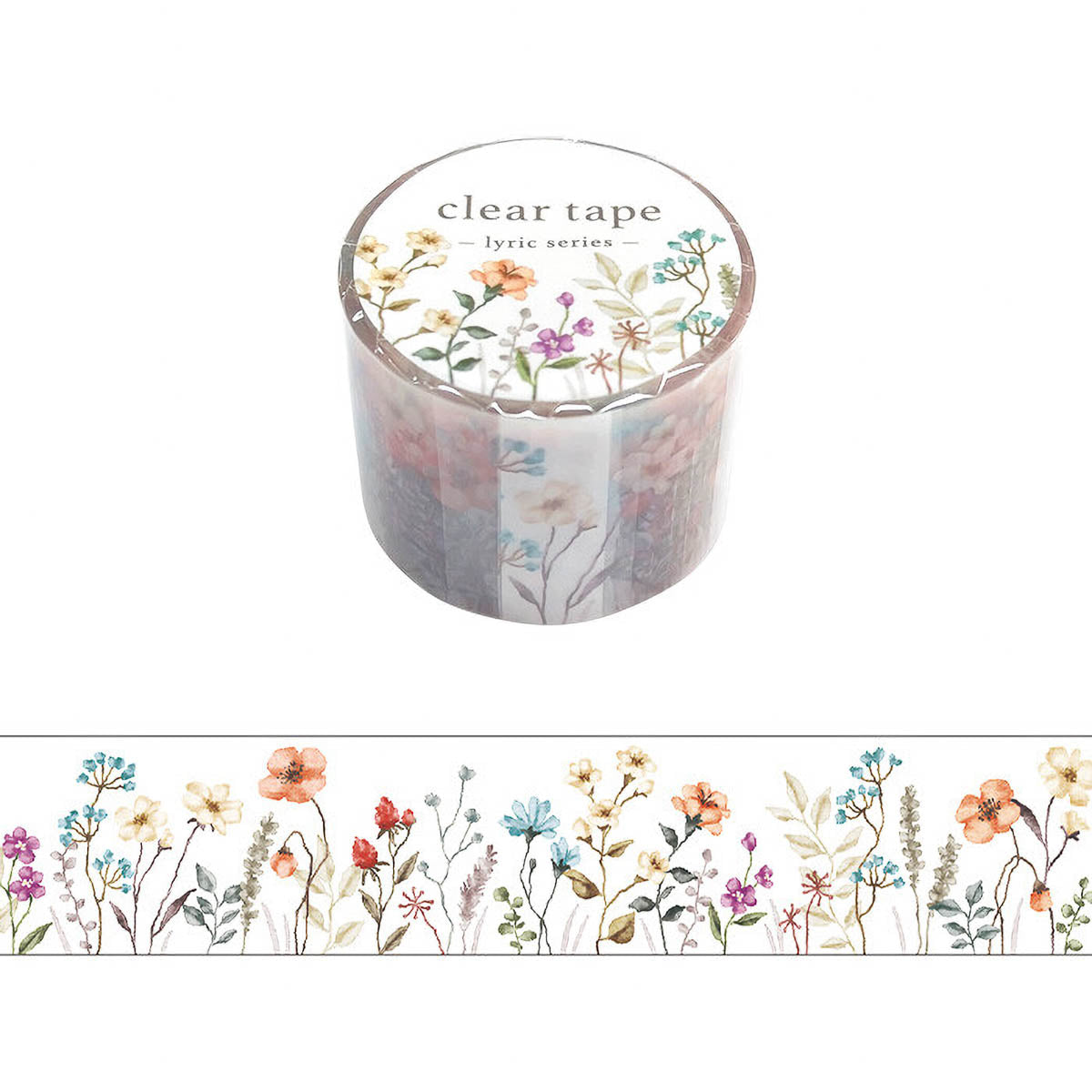 Decoration Tape - clear tape - 30 mm - Serie Lyric