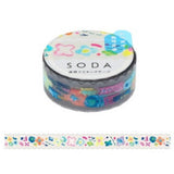 Decoration Tape - KING JIM - SODA - Die Cut - 15mm