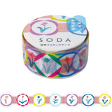 Decoration Tape - KING JIM - SODA - Die Cut - 20mm