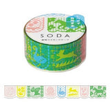 Decoration Tape - KING JIM - SODA - Die Cut - 20mm