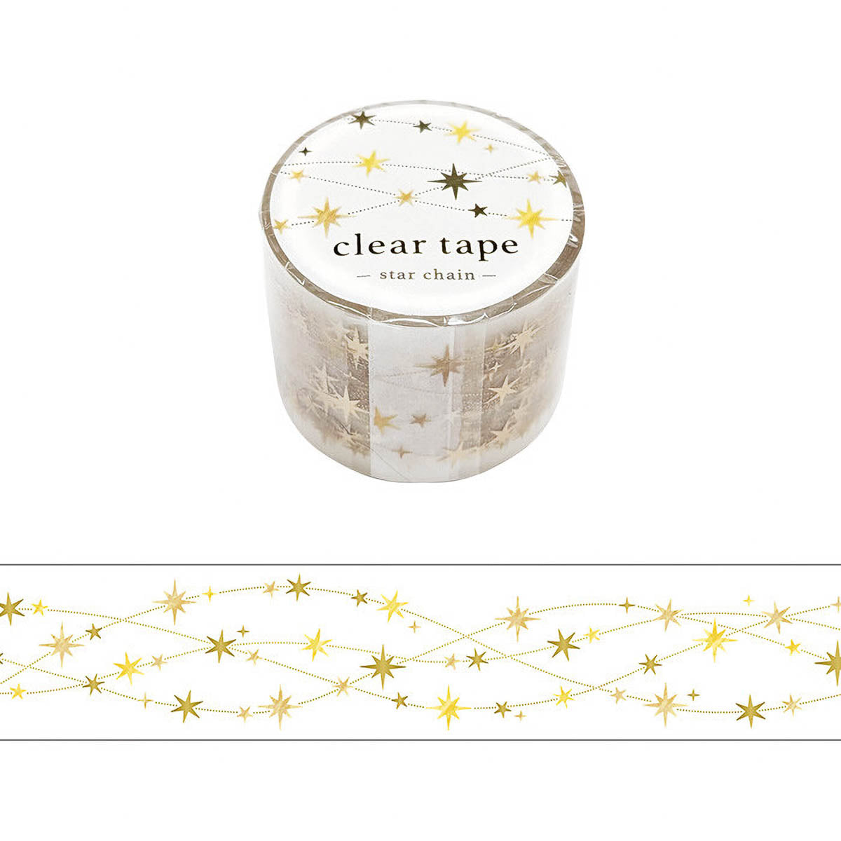 Decoration Tape - clear tape - 30 mm - Foil Stamping