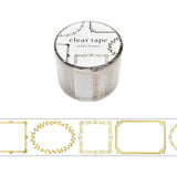 Decoration Tape - clear tape - 30 mm - Foil Stamping