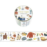 Decoration Tape - Clear Tape - Hokkori Life - 30mm