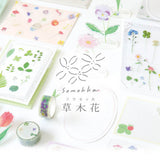 Decoration Tape - Somokka - Pressed Flowers - 10mm