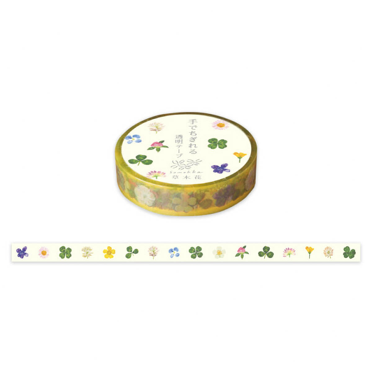 Decoration Tape - Somokka - Pressed Flowers - 10mm