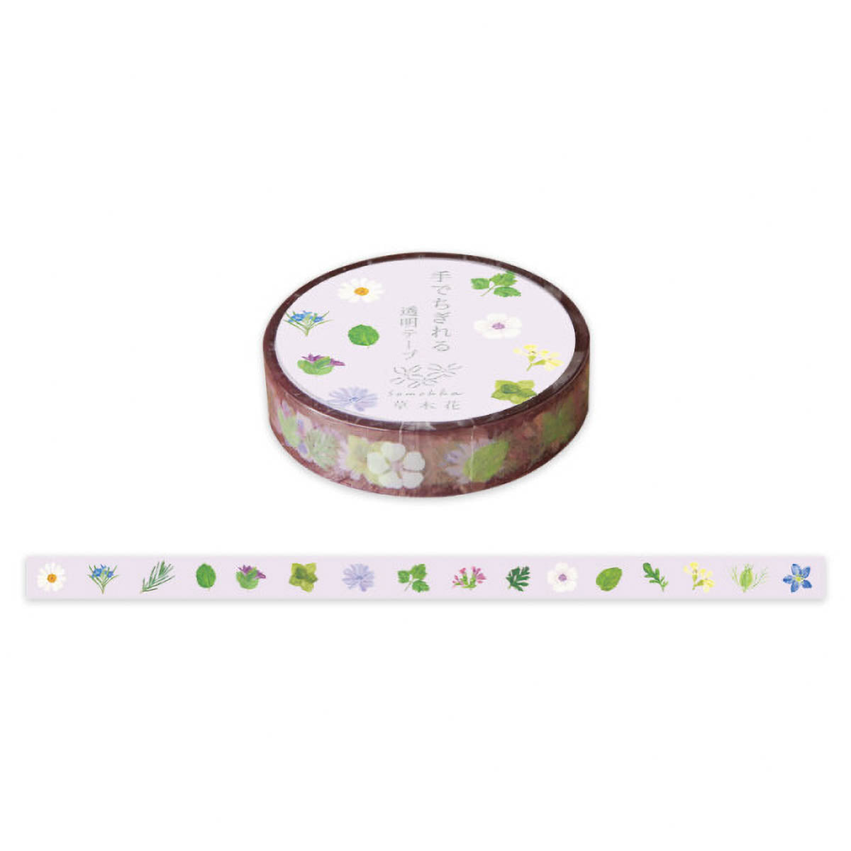 Decoration Tape - Somokka - Pressed Flowers - 10mm