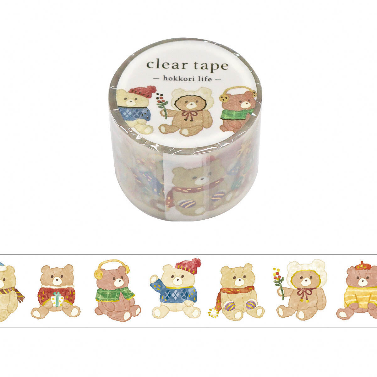 Decoration Tape - Clear Tape - Foil Stamping - 30mm - hokkori life