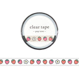 Decoration Tape - clear tape - Pop Icon - 7mm