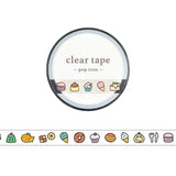 Decoration Tape - clear tape - Pop Icon - 7mm