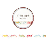 Decoration Tape - clear tape - Pop Color - 7mm