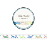 Decoration Tape - clear tape - Pop Color - 7mm