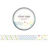 Decoration Tape - clear tape - Pop Color - 7mm