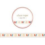 Decoration Tape - clear tape - Pop Color - Foil Stamped - 7mm