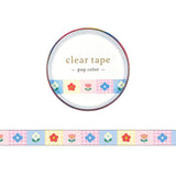 Decoration Tape - clear tape - Pop Color - Foil Stamped - 7mm