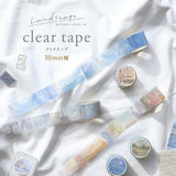 Decoration Tape - clear tape - 30mm - Landscape