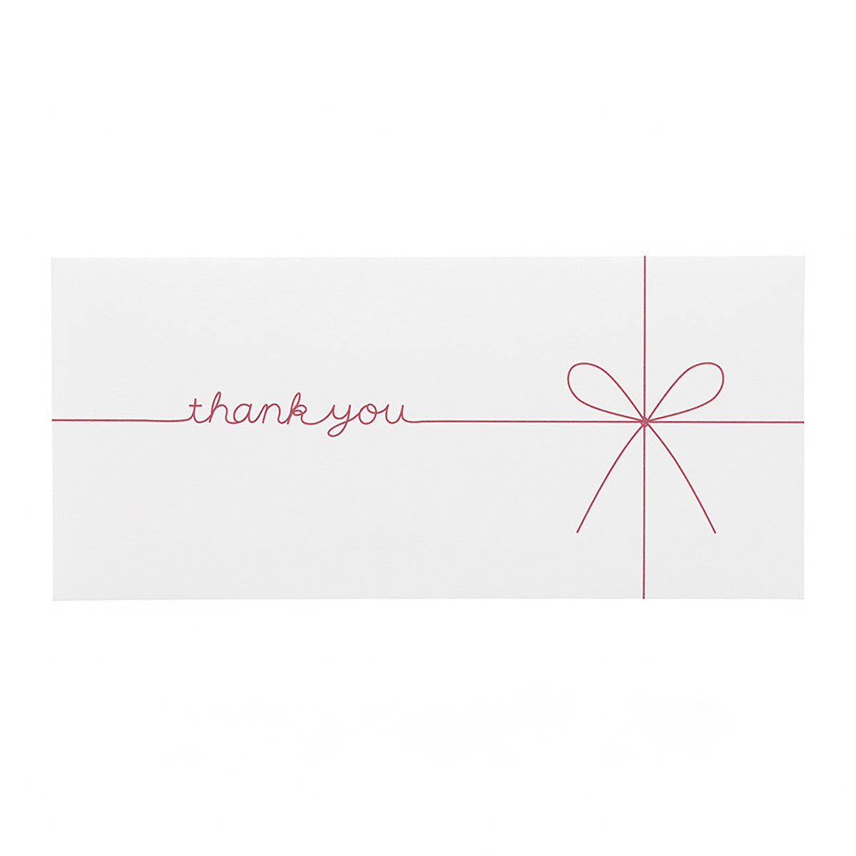 Briefumschlag - Geschenkumschlag - Thank you
