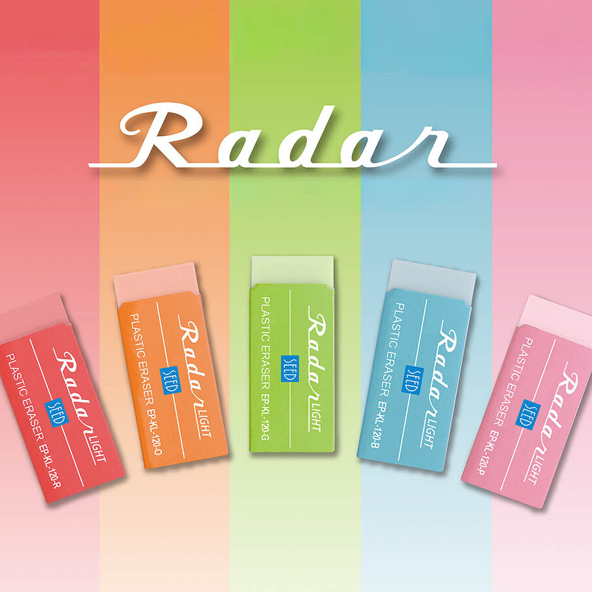 Radiergummi - SEED - Color Radar Light 120