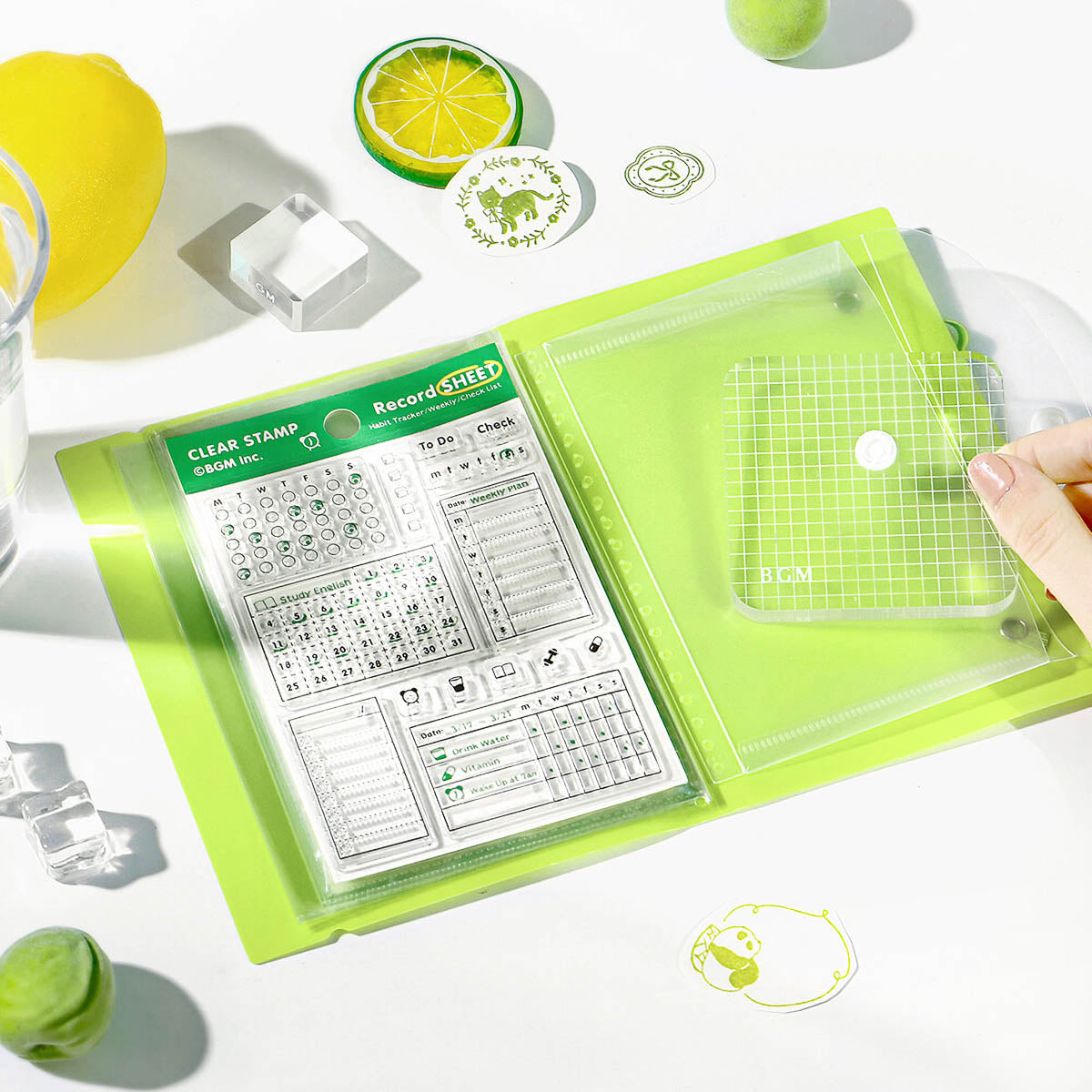 Ordner - BGM - Clear Stamp File
