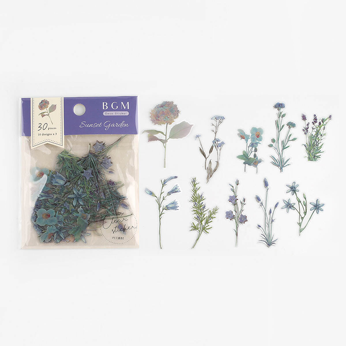 Flockensticker - BGM - Sunset Garden