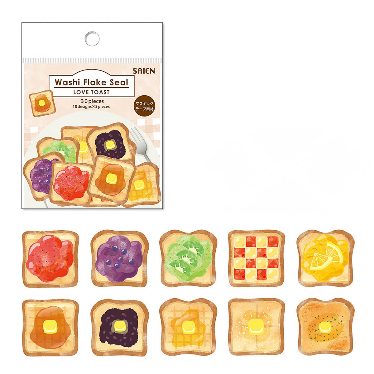 Flockensticker - Kamiiso - SAIEN - LOVE TOAST