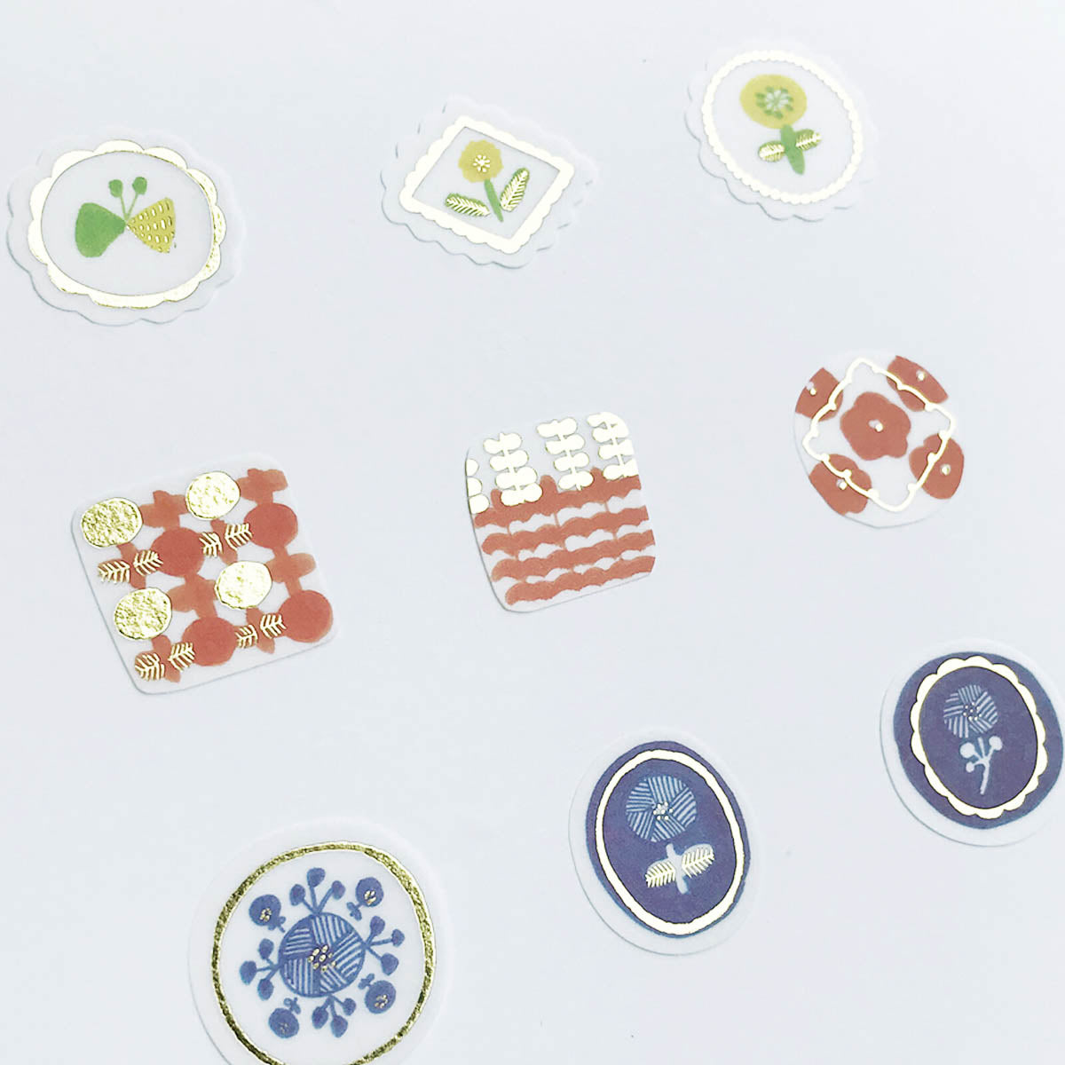 Flockensticker - Papier Platz - Kurogoma - Flowers