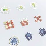 Flockensticker - Papier Platz - Kurogoma - Flowers