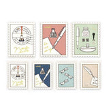 Flockensticker - plus lab - Briefmarken