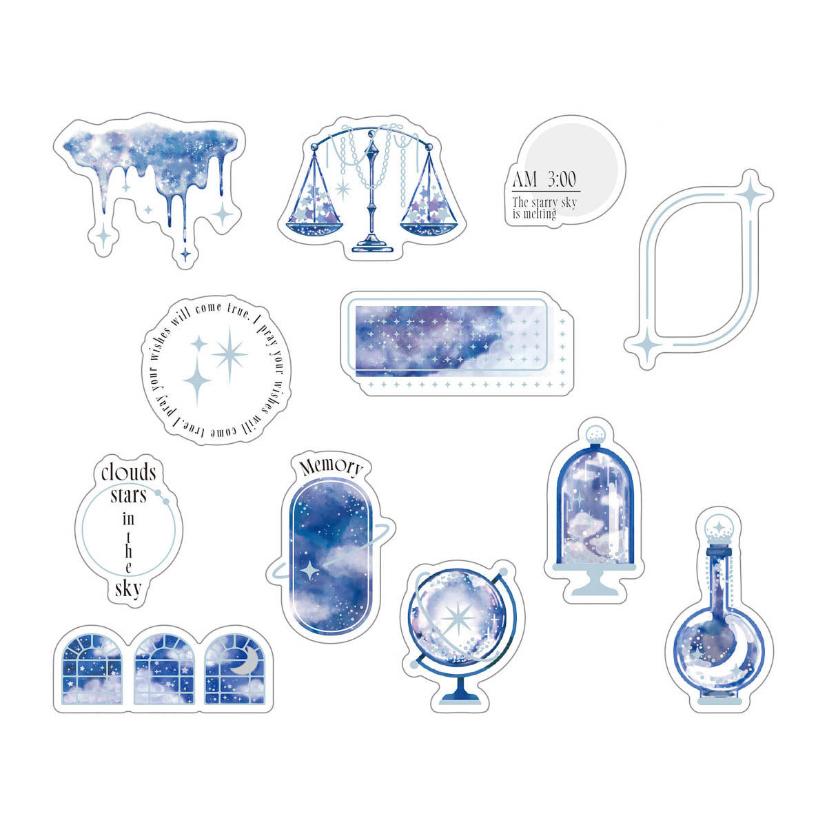 Flockensticker - WORLD CRAFT - Kirakira