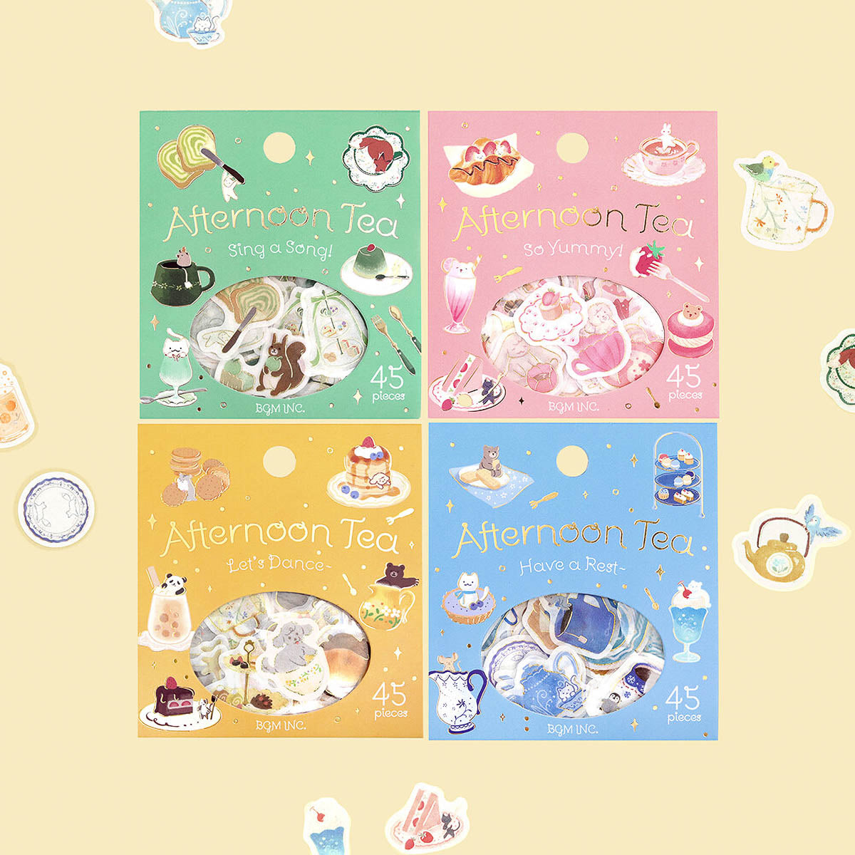 Flockensticker - Afternoon Tea Party