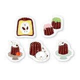 Flockensticker - Animal Sweets Workshop - Cream