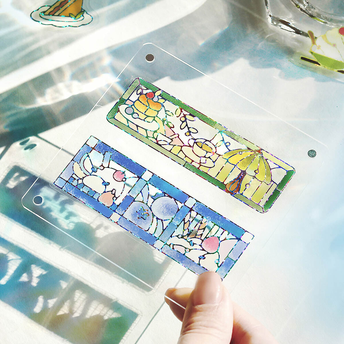 Flockensticker - Cafe A La Mode - Stained Glass