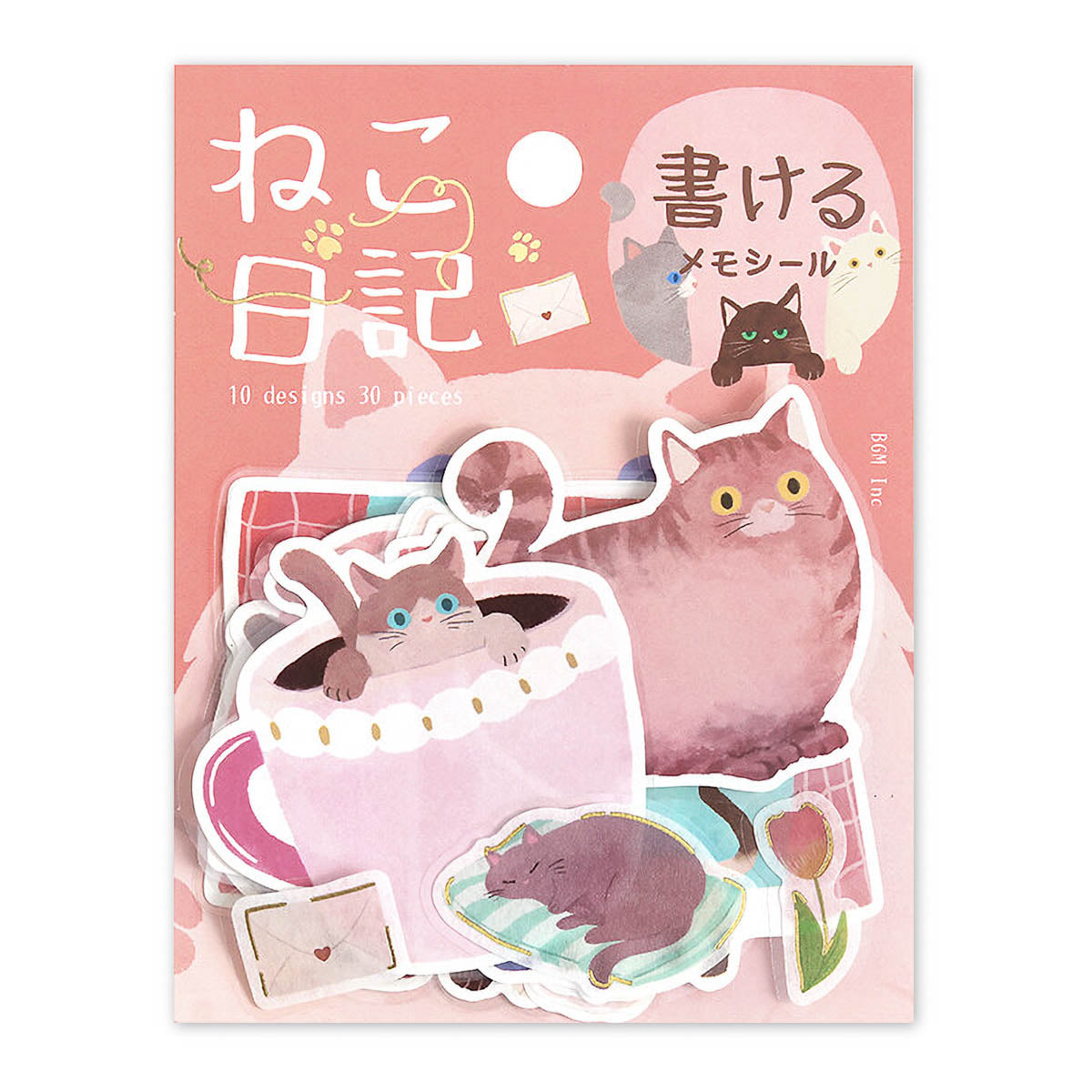 Flockensticker - Memo Stickers »Cat Diary«